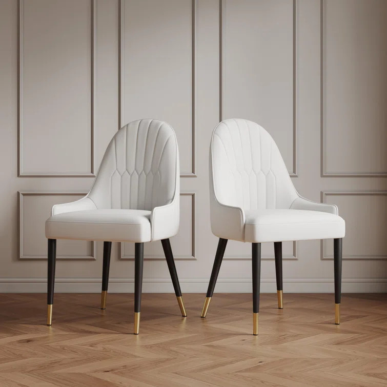 Aviles Faux Leather Upholstered Parsons Chair | Wayfair North America