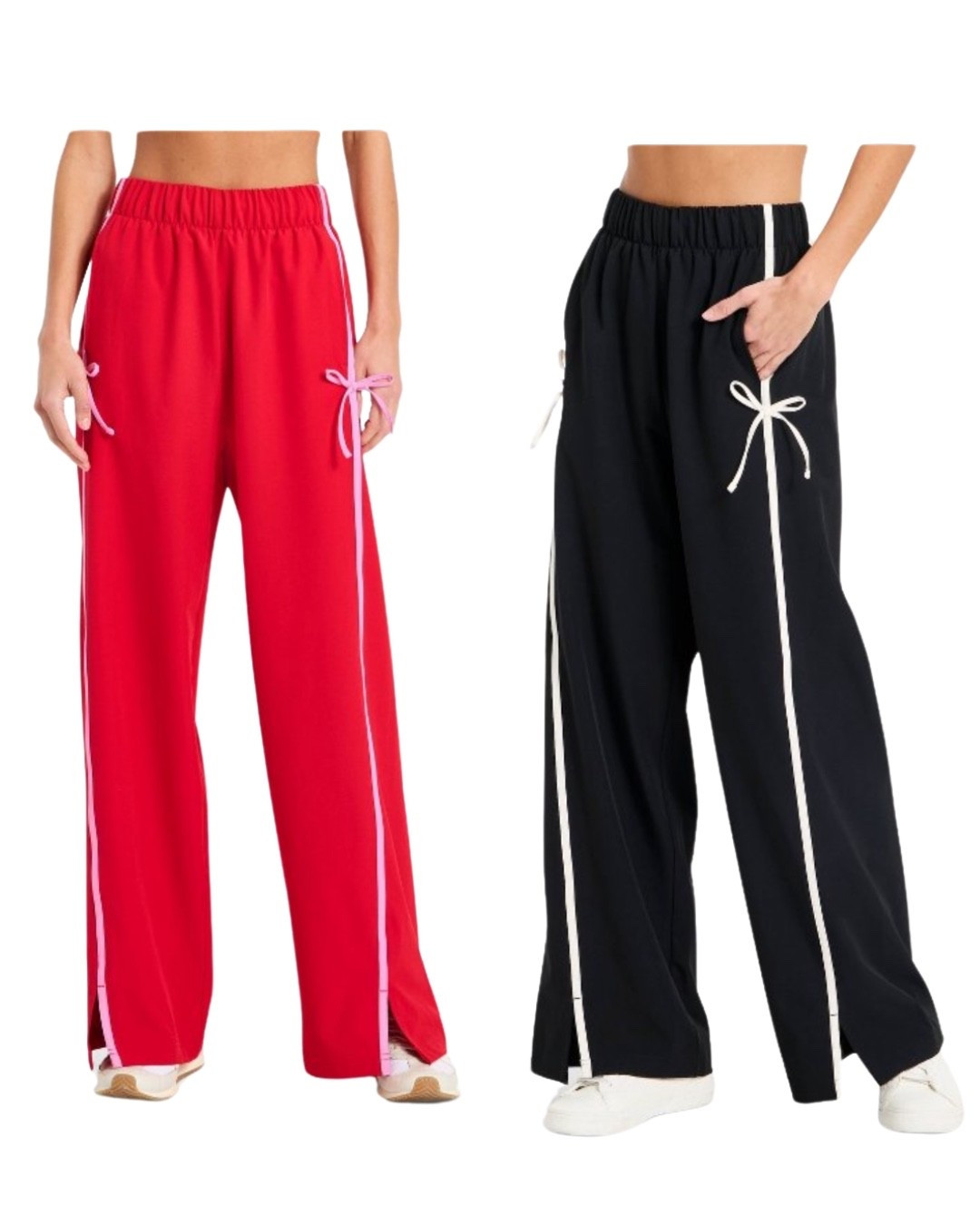 bows + track pants — heck YES! 
Perfect to wear around Valentine’s Day coming up and honestly all year long 🎀

#LTKSaleAlert #LTKootd #LTKActive
