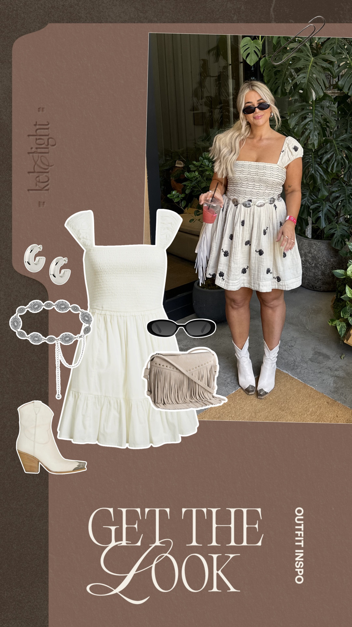 Cute outfit for spring🤍 Would be perfect for a country concert!!! 

#LTKootd #LTKMidsize