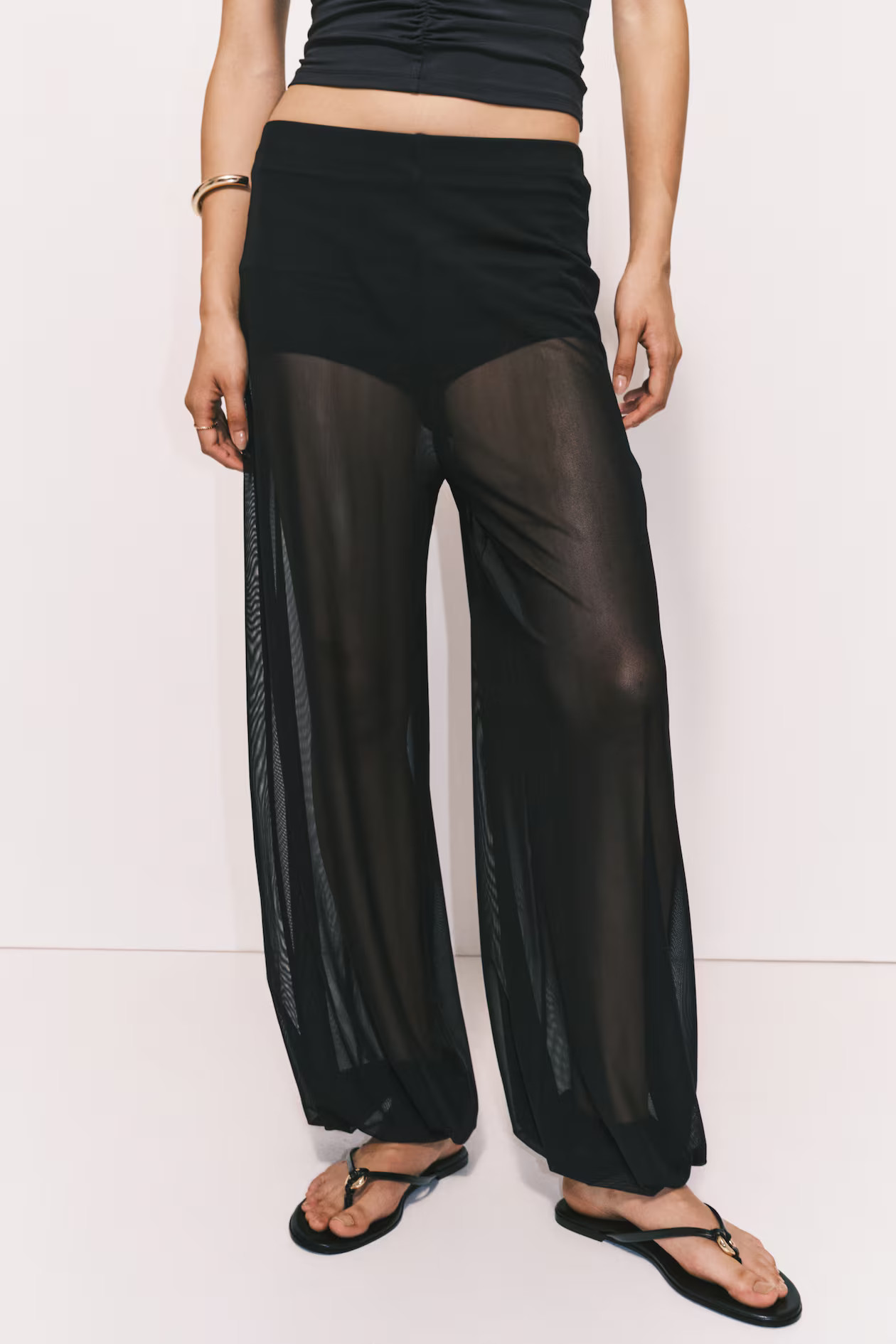 Mesh trousers | H&M (UK, MY, IN, SG, PH, TW, HK)