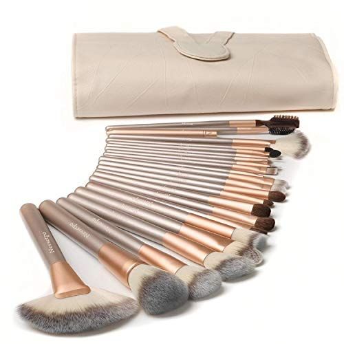 NEVSETPO Make Up Brush Set 24pcs Professional Quality Makeup Brushes for Kabuki Foundation Powder... | Amazon (US)