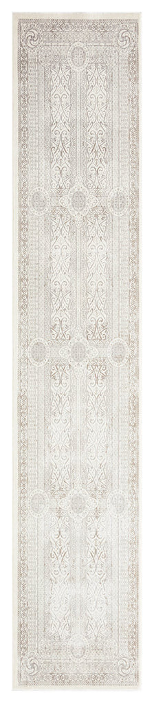 Esmeray Ivory And Grey Traditional Distressed Runner Rug - Miss Amara | Miss Amara (US)