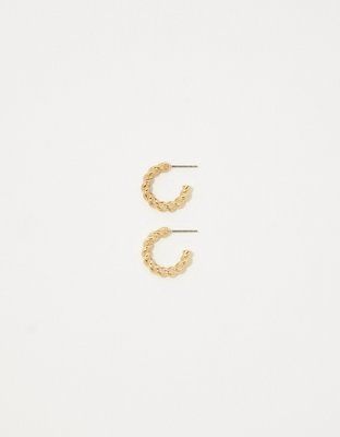 Aerie Twisted Hoop Earrings | Aerie