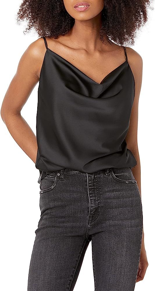 The Drop Women's Christy Cowl-Neck Cami Silky Stretch Top | Amazon (US)