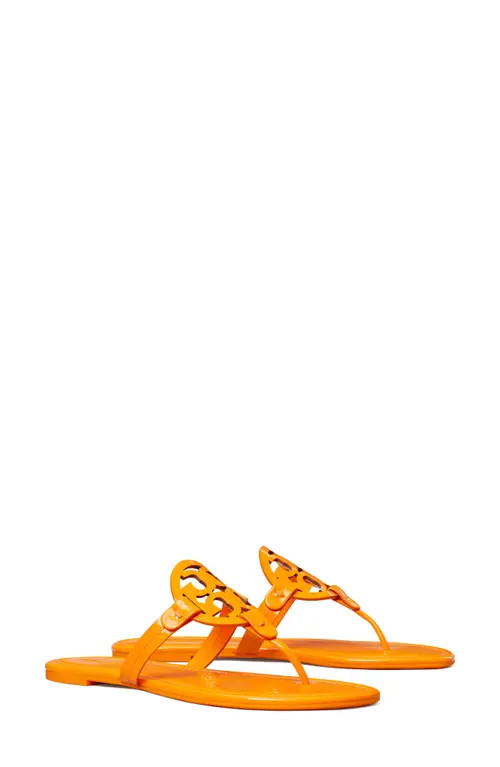 Tory Burch Miller Thong Sandal in Orange Citrus at Nordstrom, Size 7 | Nordstrom