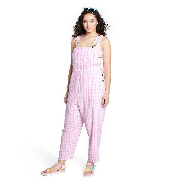 Women's Gingham Overalls - Stoney Clover Lane x Target Pink | Target