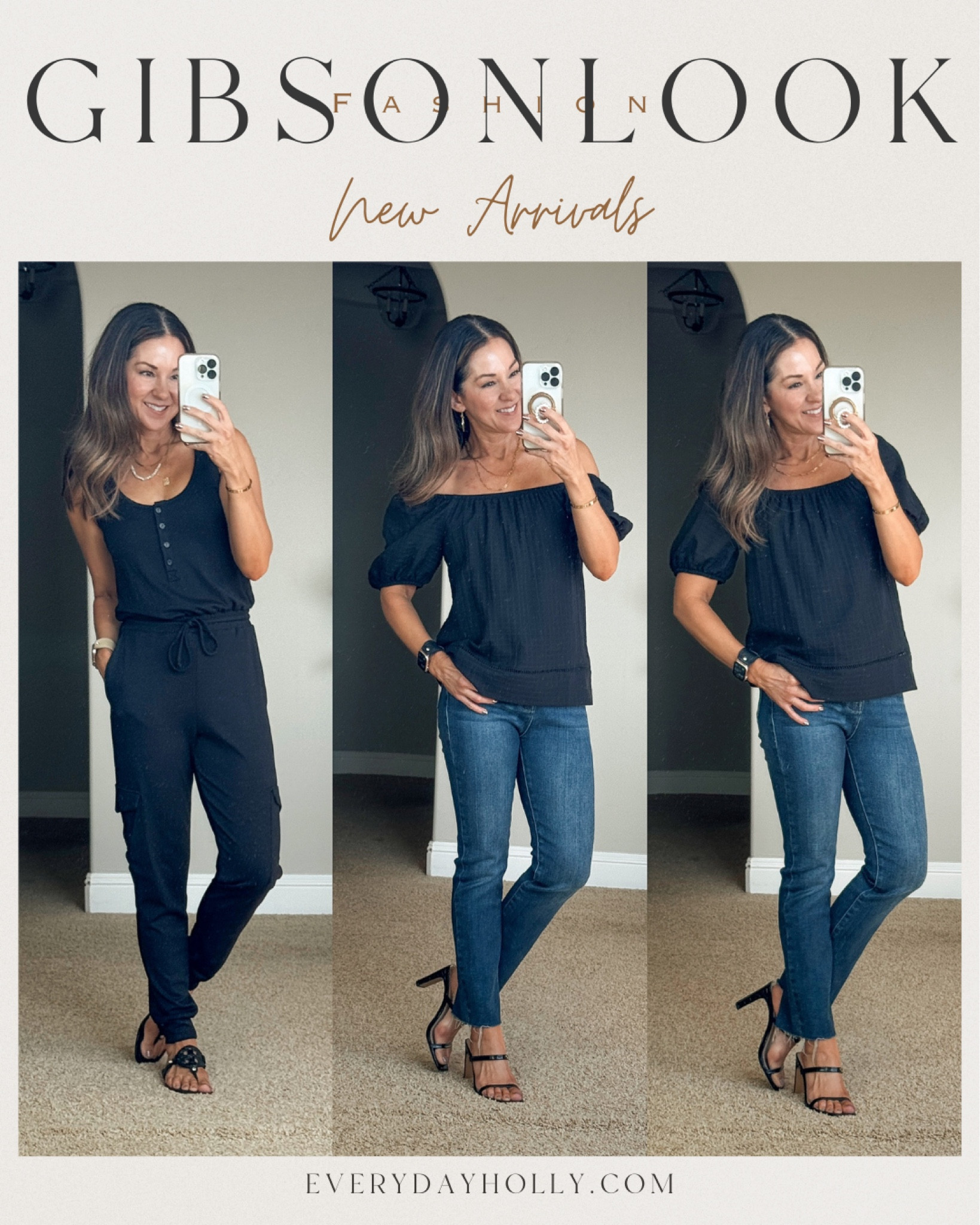 New Arrivals from @gibsonlook save 10% code HOLLY10 
For reference: I’m 5’1”, 108lbs
I typically were an XS, but I wear an XXS in most all Gibsonlook pieces.  
Jeans 24 

Spring transition outfit | jogger outfits | Jogger jumpsuit | Ageless style | Everyday style 


#LTKover40 #LTKtravel #LTKstyletip