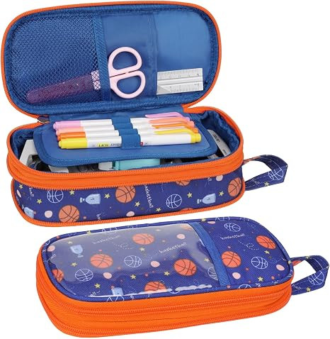 Bagseri Pencil Case for Boys - Expandable Cute Pencil Pouch for Kids Special Pencil Box Large Cap... | Amazon (US)