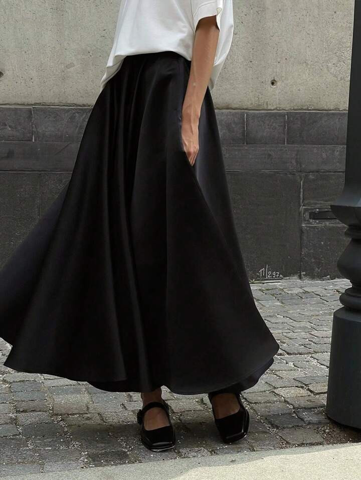 SHEIN Relaxiva Women Summer Casual/Commuting Skirt | SHEIN