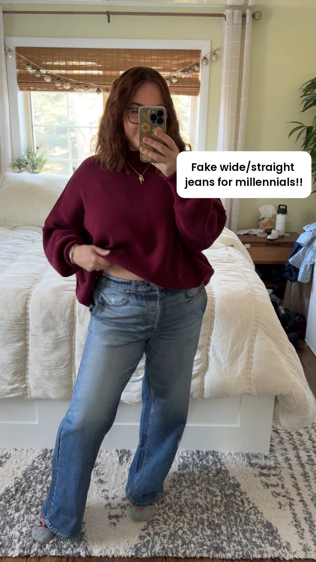 Sweatpants jeans? Yes please!!! These run kind of large. I sized down 1 to a medium. I also linked the gap sweatpants jeans. I tried them on but didn’t like the fit on me.

#LTKMidsize #LTKootd #LTKSeasonal