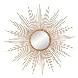 Amazon.com: 30" Gold Spoked Sunburst Wall Accent Mirror : Home & Kitchen | Amazon (US)