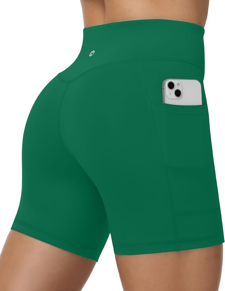 Moozava No Front Seam Women's Biker Workout Shorts 8"/5"/3" High Waist Tummy Control Spandex Shor... | Amazon (US)