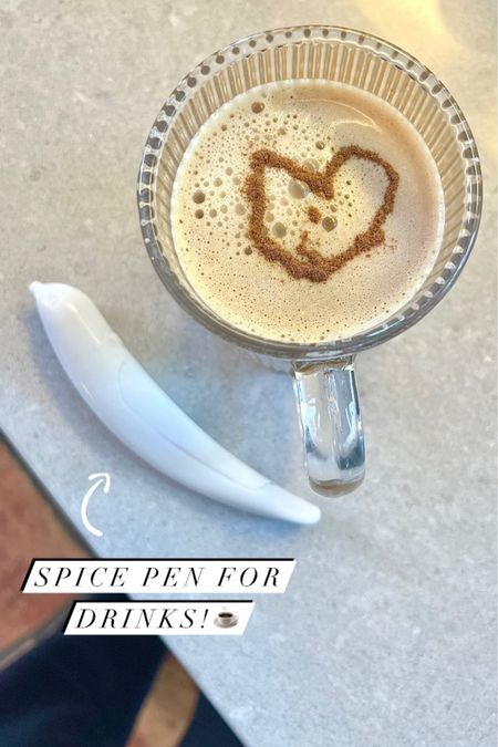 Such a fun pen and you can add any powder! You can add cinnamon, chocolate, powdered milk and powdered sugar! ☕️☕️💛🙌🏼 #coffee #kitchenutensils #kitchenmusts #coffeebar

#LTKhome #LTKSeasonal #LTKunder50