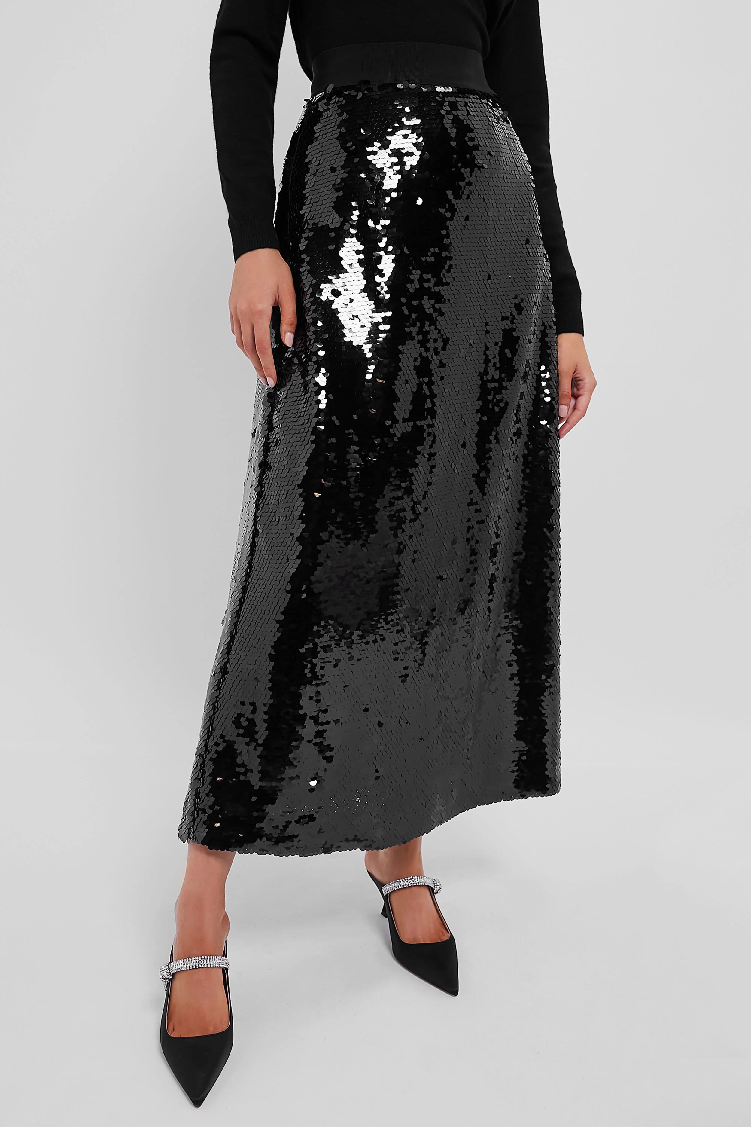 Black Sparkle Kristin Skirt | Tuckernuck (US)