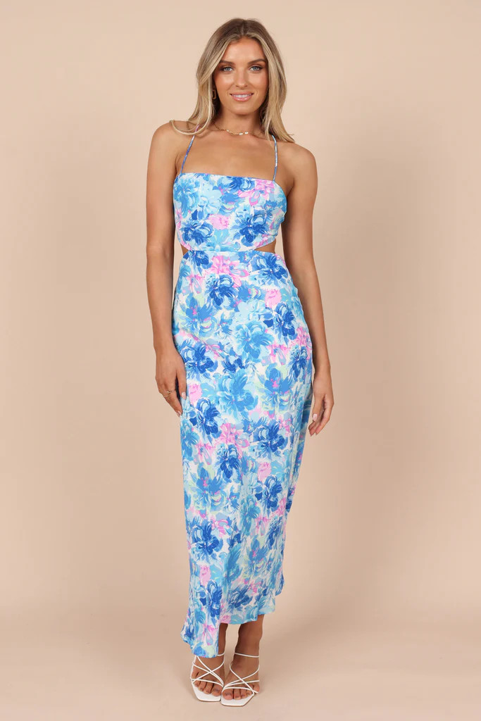 Worthington Midi Dress - Blue Floral | Petal & Pup (US)
