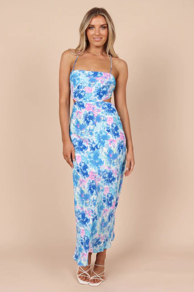 Worthington Midi Dress - Blue Floral | Petal & Pup (US)