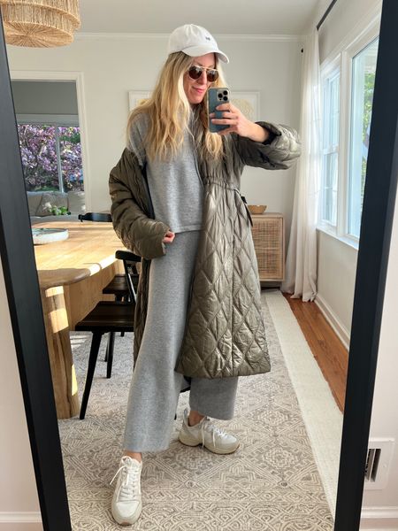 Cashmere set > sweats

Cashmere tee & pant: Kilte Collection LIZTEICH50 for $50 off 

Sneakers: Vej

Jacket: Ganni (sold out but linked similar)

Hat & Sunnies: DeRococo (in my IG bio and here: https://www.klarna.com/global/shop/creator/liz-teich/ )



#LTKActive #LTKover40 #LTKsalealert