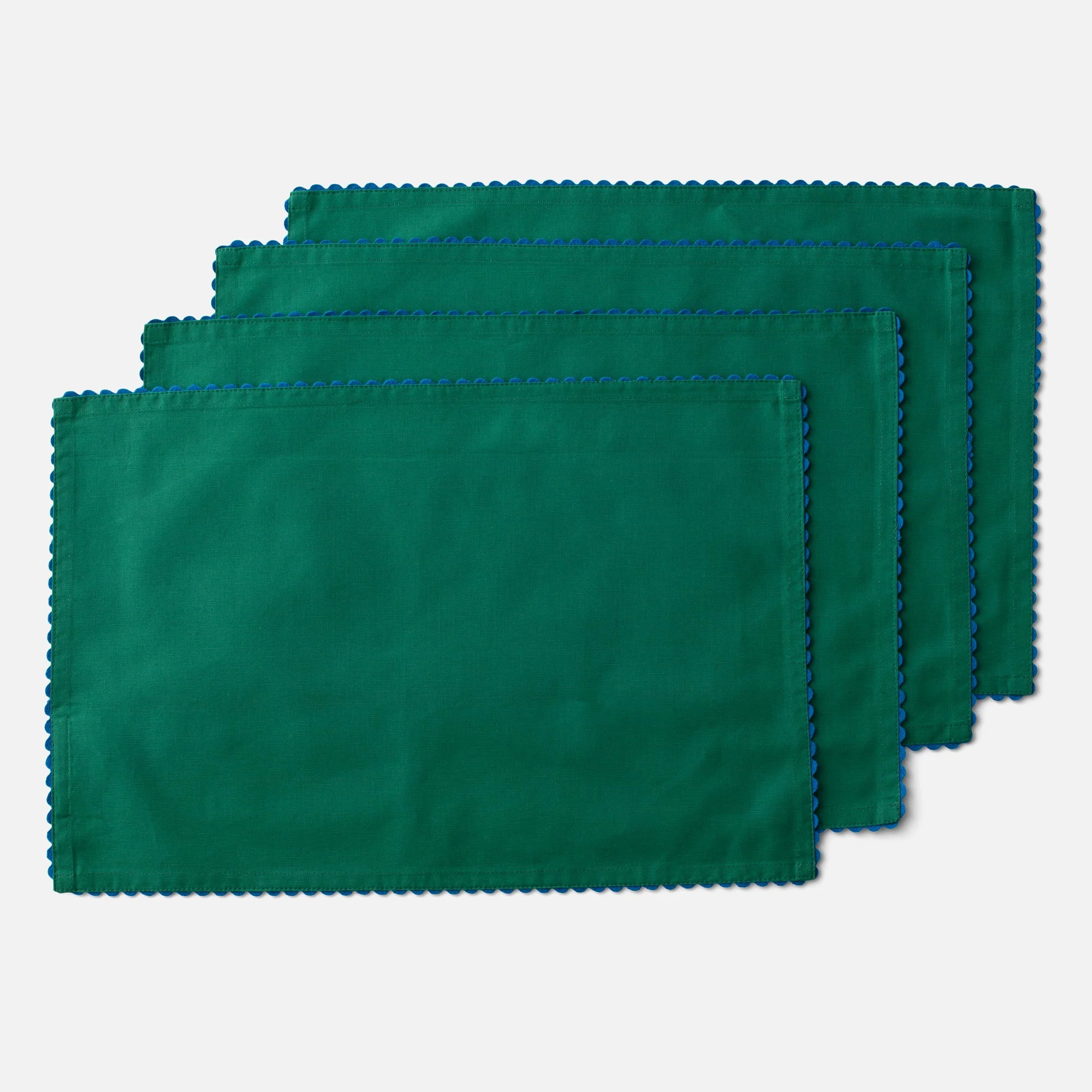 Scallop Trim Placemat, Set of 4 | Schoolhouse