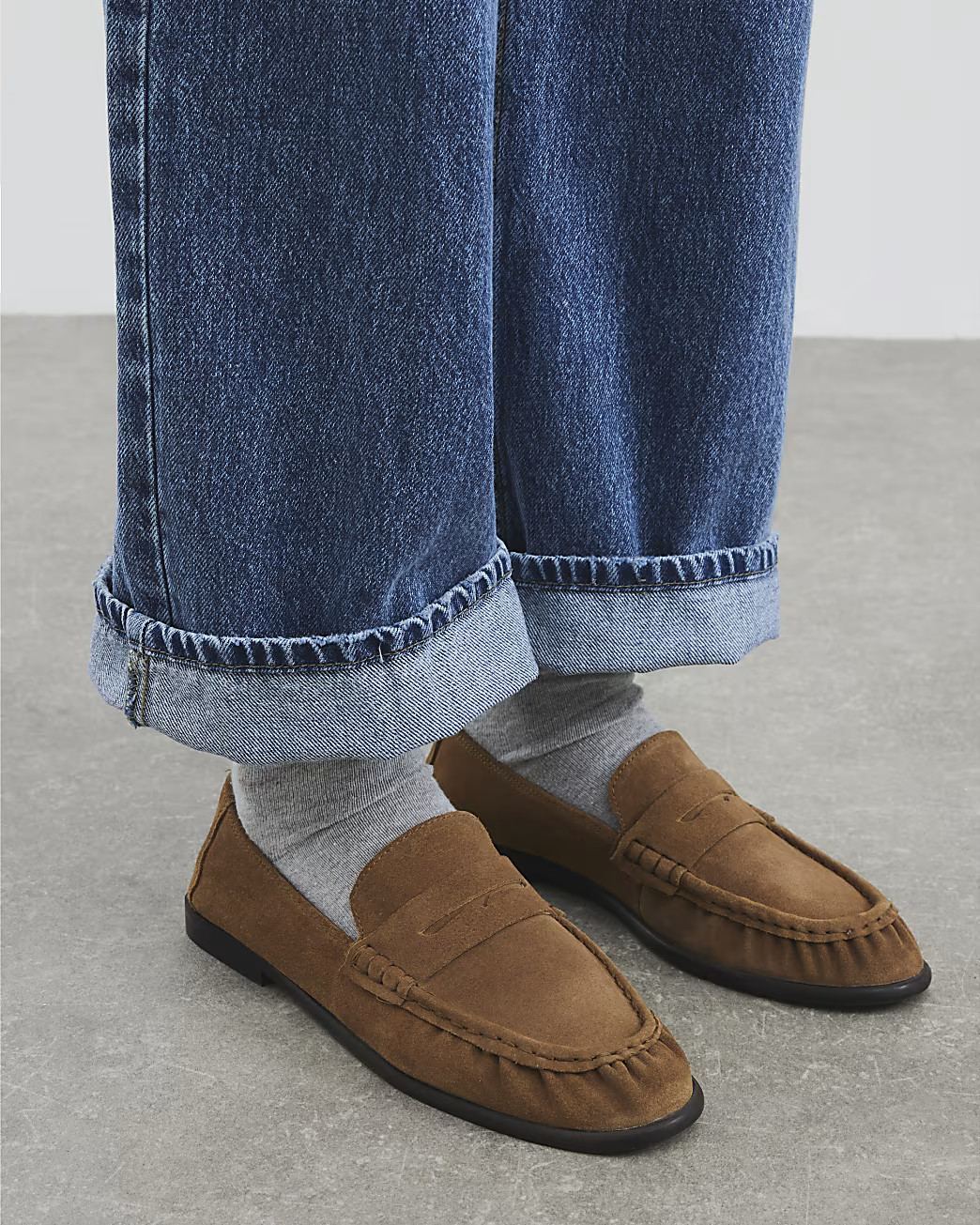 Brown Suede Loafers | River Island UK & IE