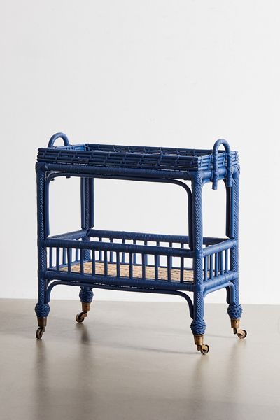 Rattan Bar Cart | Urban Outfitters (US and RoW)