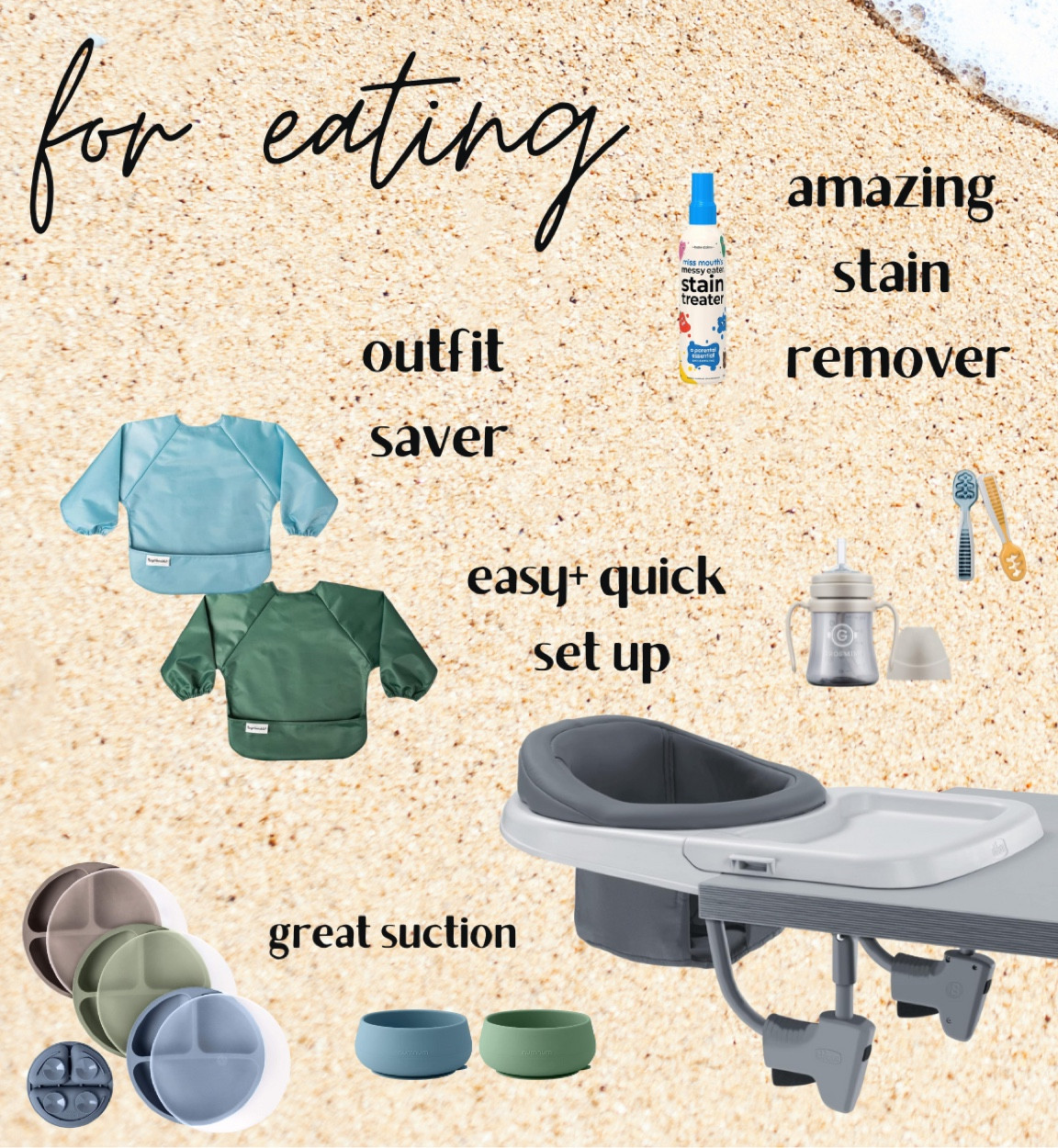 Eating out with a baby (especially with BLW) can be challenging + nerve racking. These products have been wonderful when taking my girl out to eat with us!!

#LTKbaby #LTKtravel #LTKHoliday