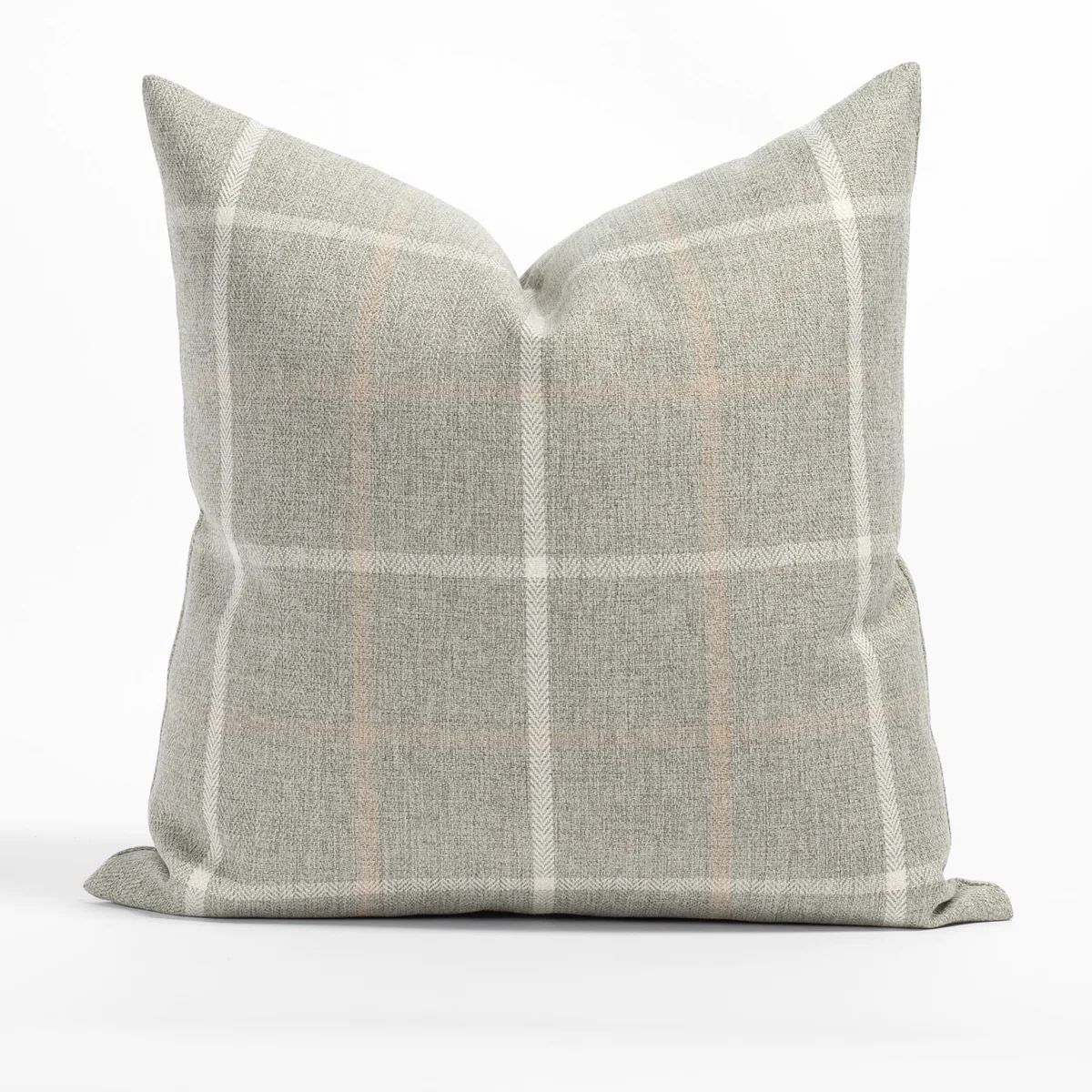 Camden Plaid 20x20 Pillow, Flagstone | Tonic Living