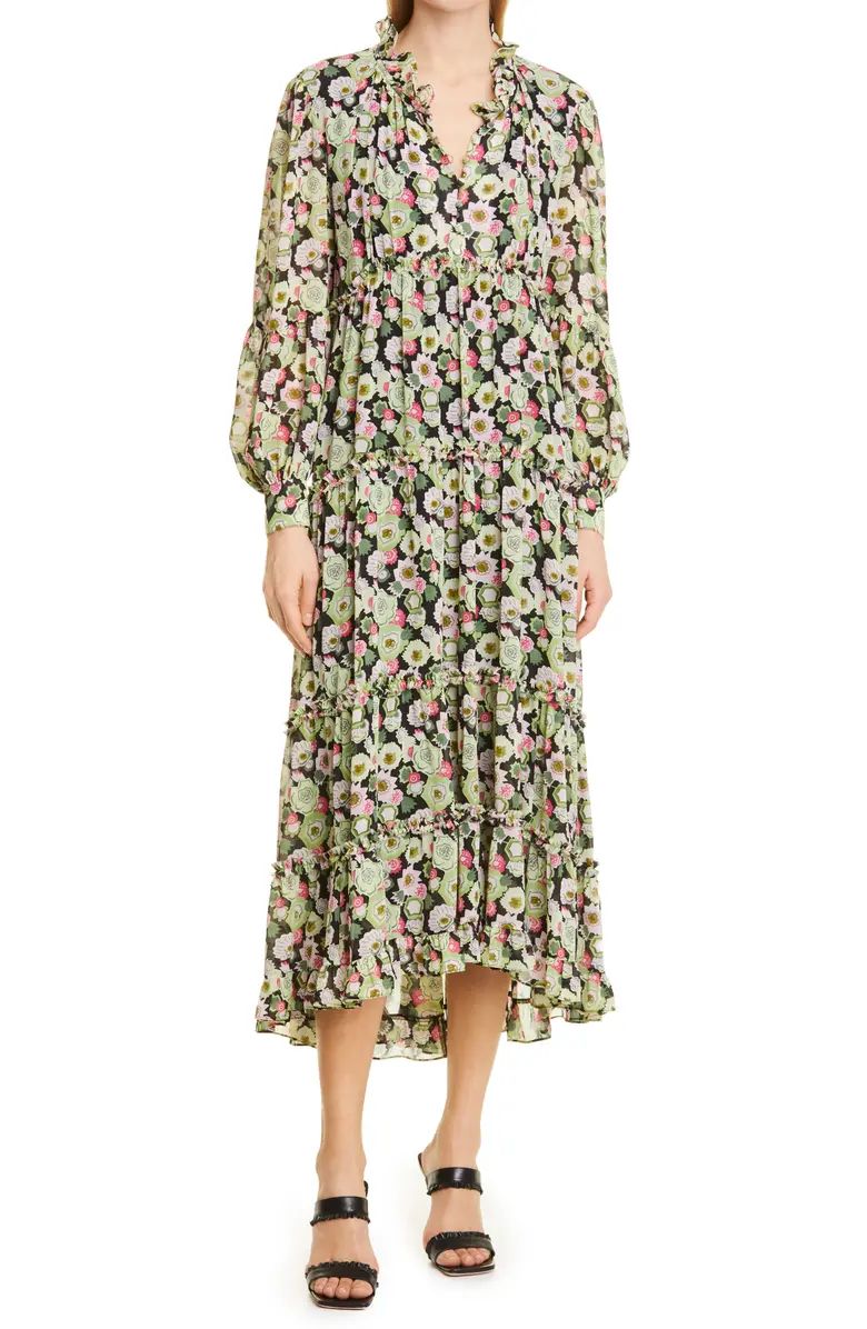 Cinq à Sept Lucille Floral Long Sleeve Maxi Dress | Nordstrom | Nordstrom