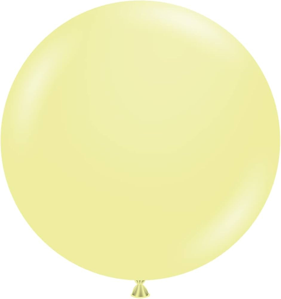 Tuf Tex Sun Kissed 5" Lemonade Color Latex Balloons (50 per Bag) | Amazon (US)