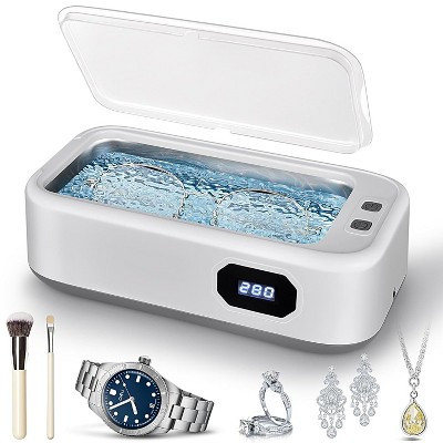 Ultrasonic Jewelry Cleaner Digital Timer, Jewelry Glasses Cleaner Ultrasonic Machine Portable | Target