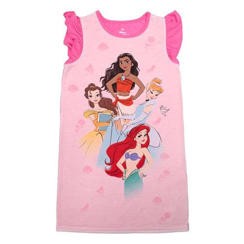 Disney girls Nightgown, Soft & Cute Pajamas for Kids, PRINCESS PARTY, 8 | Amazon (US)
