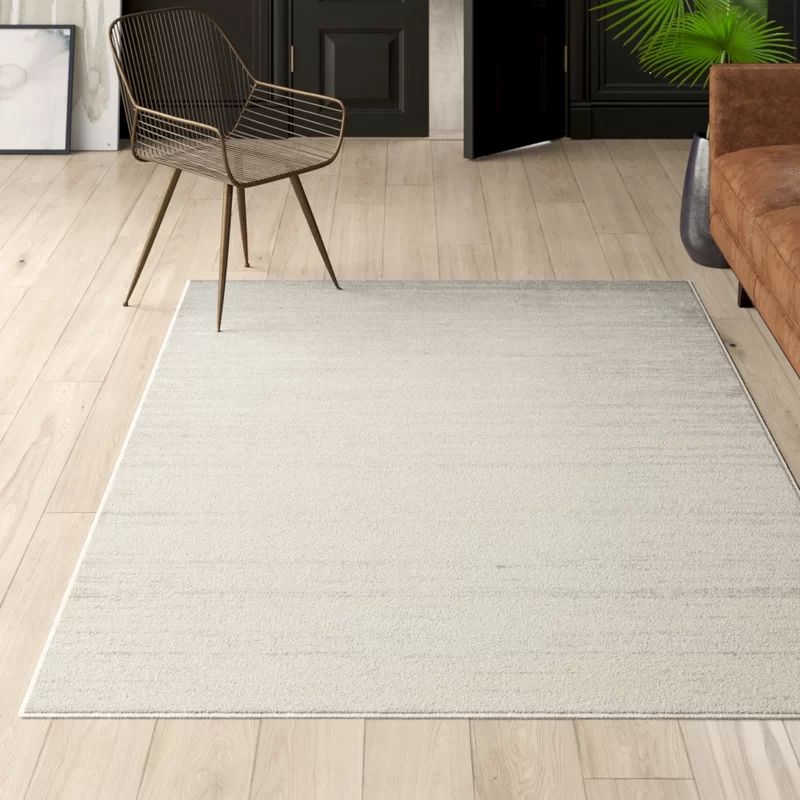 Mcguire Ivory/Silver Area Rug | Wayfair North America