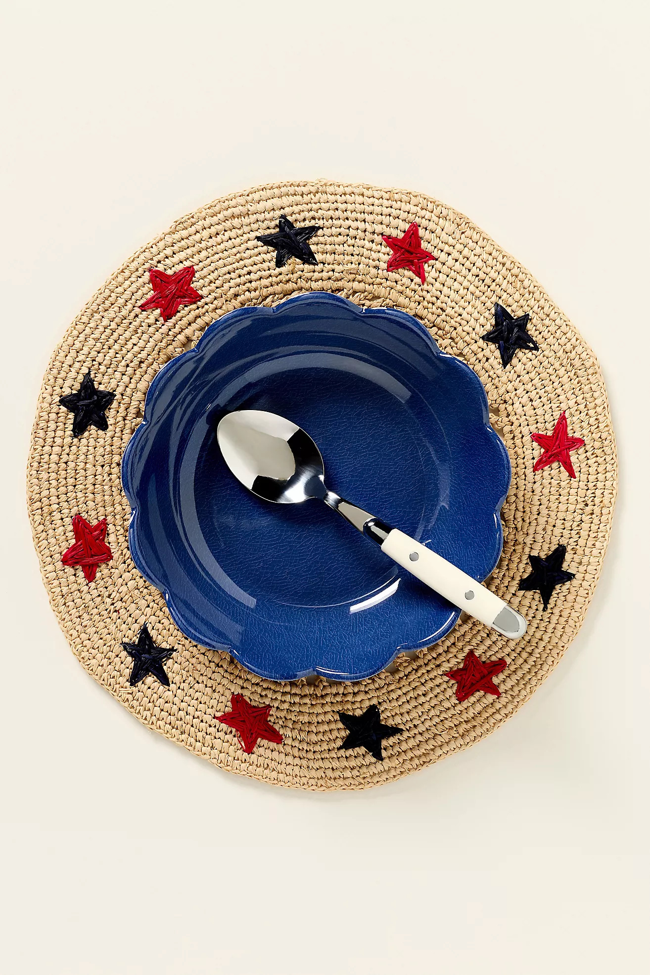 Payton James Stars Raffia Placemat | Anthropologie (US)