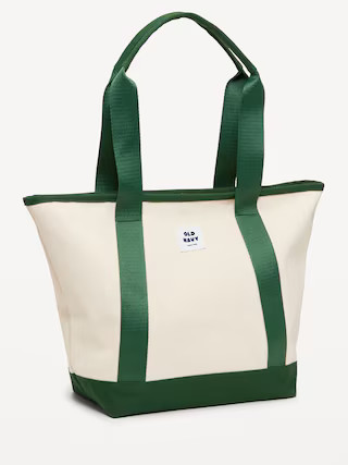 Medium Logo Canvas Tote Bag | Old Navy | Old Navy (US)