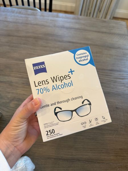 Gentle lens wipes to remove smudges and dirt with no streaks!

#LTKHome #LTKFindsUnder50