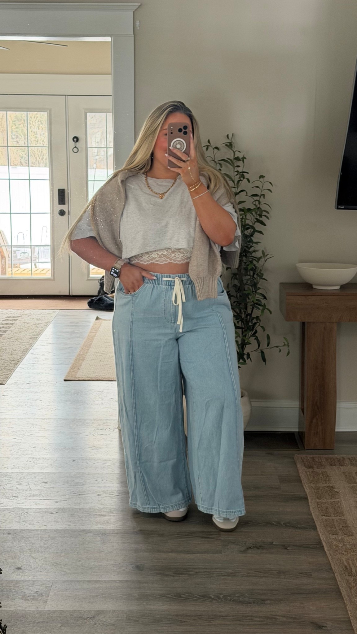 OOTD for the salon!!

XL TOP (cut myself)
XXL BRALETTE
XL CARDI
XXL PANTS
SHOES TTS

Hair day, getting my hair done, ootd, easy outfits, comfy outfits, work from home, midsize, plus-size, size 16, aerie, target, adidas, hair salon.

#LTKgrwm #LTKdayinmylife #LTKootd