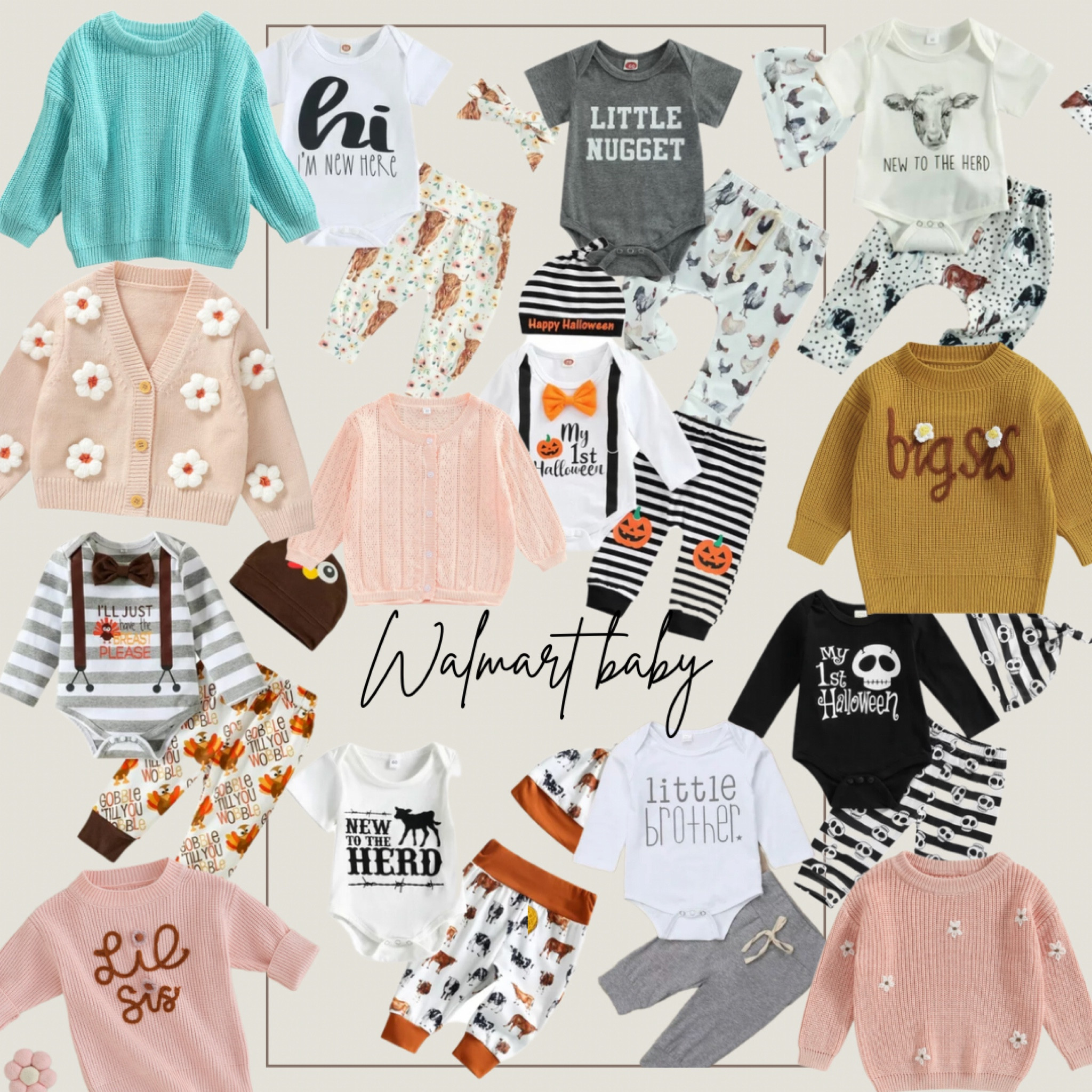 I can’t get enough of these cute baby clothes from #walmart! Adorable clothes at affordable prices 👏🏻