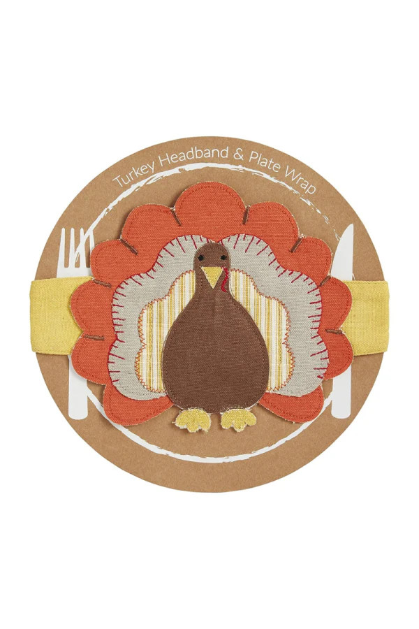 Turkey Headband and Plate Wrap | The Frilly Frog