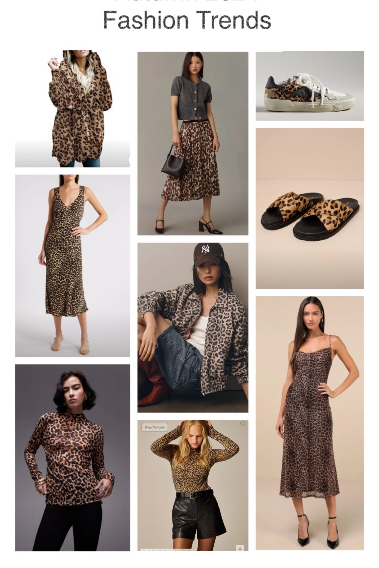 Autumn Fashion Trend 2024 
Leopard prints 

#LTKWorkwear #LTKSeasonal #LTKFallSale