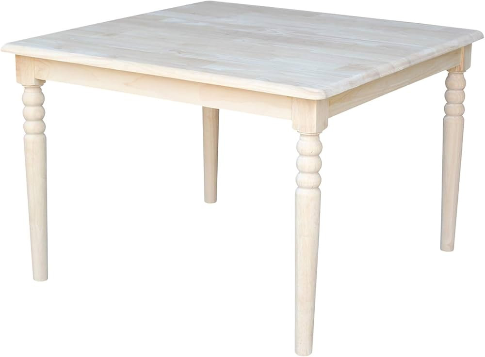 International Concepts Unfinished Square Juvenile Table | Amazon (US)