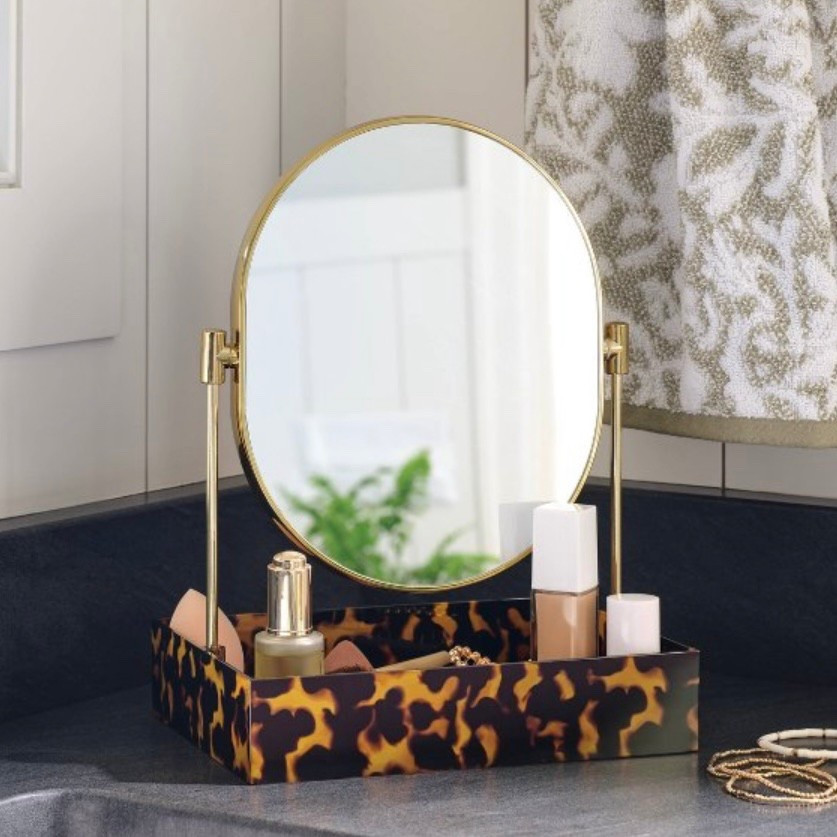 Target Leopard print tray with gold mirror 

#LTKBeauty #LTKSaleAlert #LTKHome