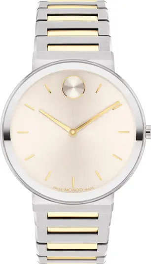 Movado Horizon Bracelet Watch, 40mm | Nordstromrack | Nordstrom Rack