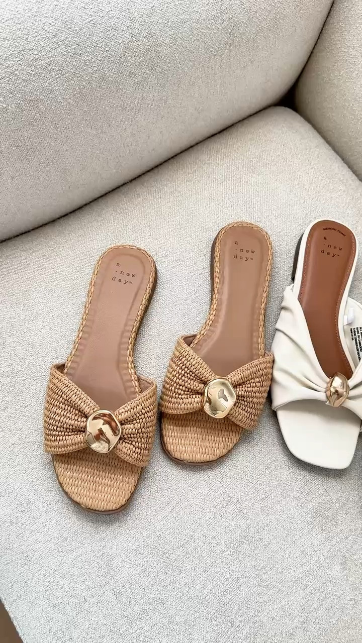New spring shoes from Target! Summer shoes. Summer sandals. Resort wear. Resort outfit. Spring break outfit. Vacation outfits. Neutral slide sandals. These are TTS for me. 


#LTKTravel #LTKootd #LTKSwim