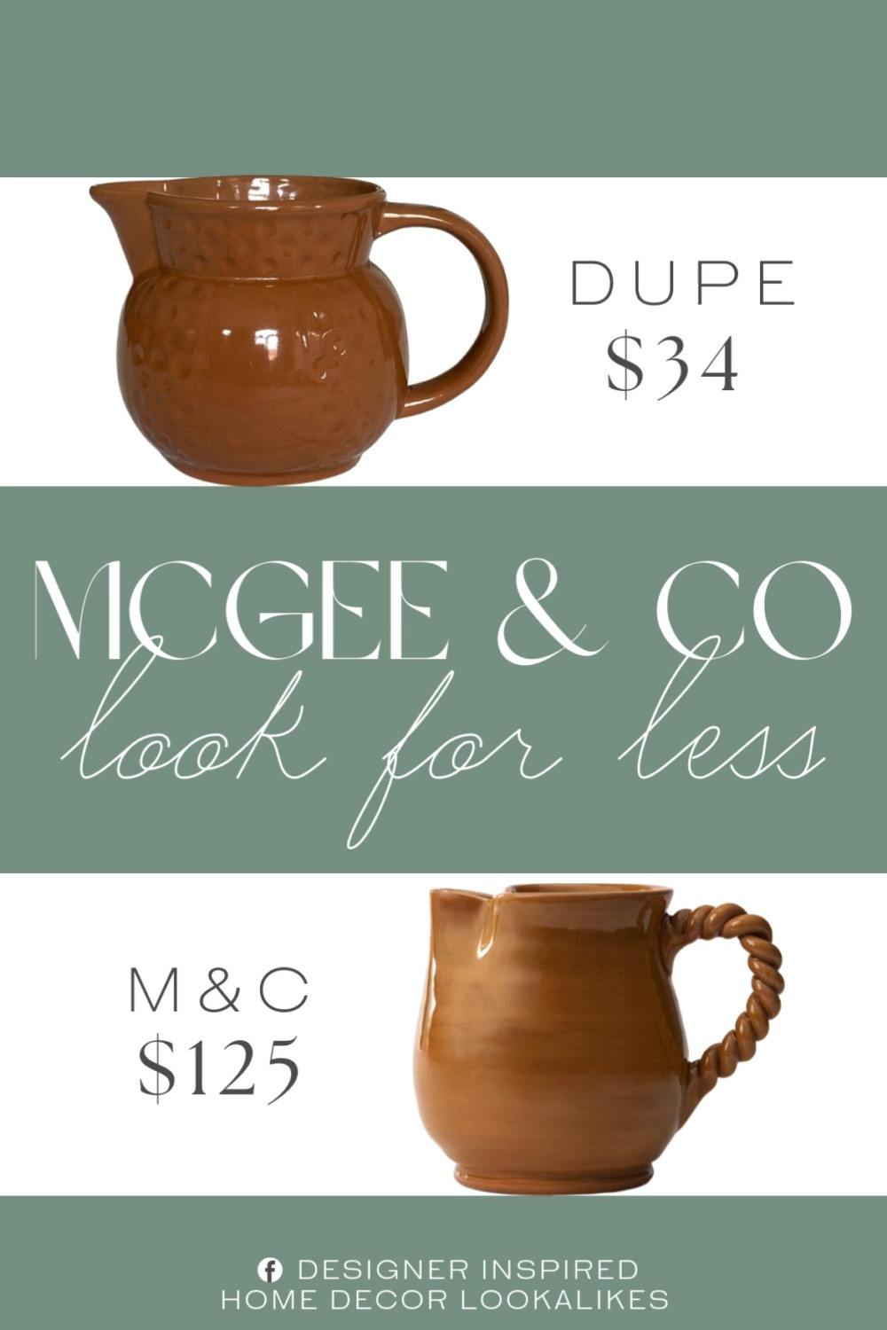 Inspired by McGee & Co Jug. Rustic Ceramic Pitcher Vase. Vintage Stoneware Jug. Antique-Style Brown Jug. Brown Glazed Ceramic Jug. Shelf Styling Decor. Entryway Table Decor. Boho Ceramic Pitcher. McGee-Style Home Decor.      

Home more affordable option find copy cat similar look for less budget friendly affordable cheap cheaper beautiful pretty. Clearance sale coupon code discount code promo code luxury lookalike look a like Inspo inspiration inspired by idea ideas Love like these? I share multiple every day in my FB group.
#mcgeeandcoinspired #vasedecor #ceramicjug #decorinspo #shelfstyling #ceramicvase #stonewarejug #homeaccents #pitchervase 

 #LTKHome #LTKFindsUnder50