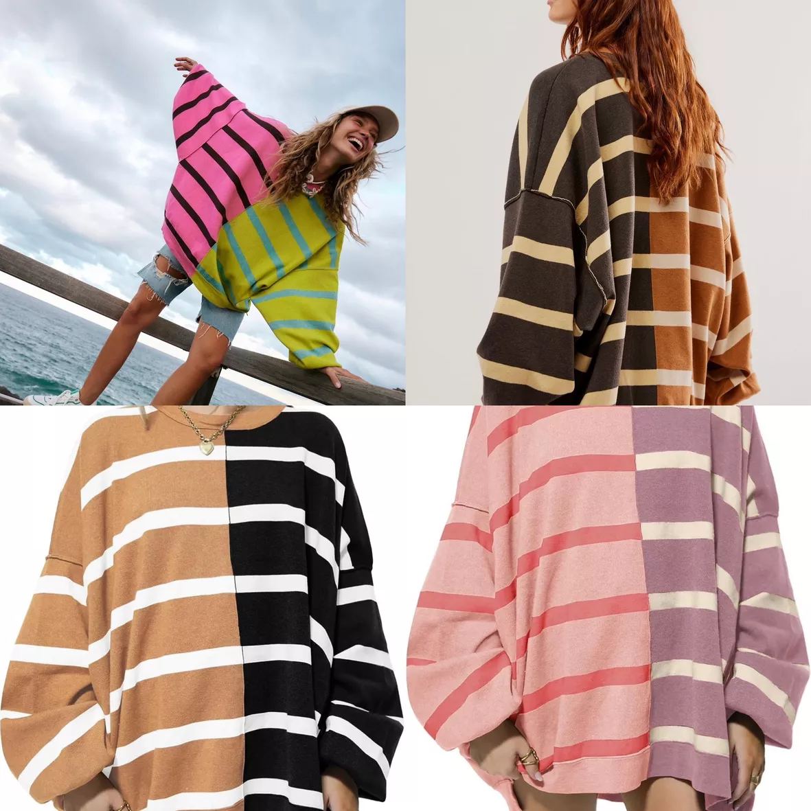 Womens Striped Pullover Sweater … curated on LTK