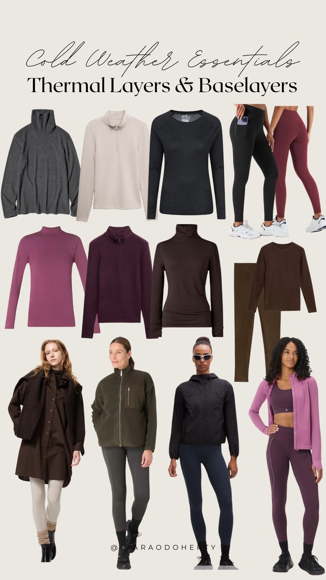 Cold Weather Essentials: Thermal Layers & Baselayers

Lululemon, Uniqlo, m&s, Amazon, sweaty betty

#LTKireland #LTKeurope #LTKwinter