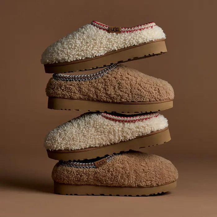 UGG® Tasman Maxi Curly Genuine Shearling Slipper (Women) | Nordstrom | Nordstrom