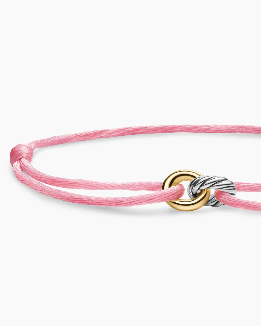 David Yurman | Sculpted Cable Linked Cord Bracelet with Sterling Silver and 14K Yellow Gold, 8.7m... | David Yurman