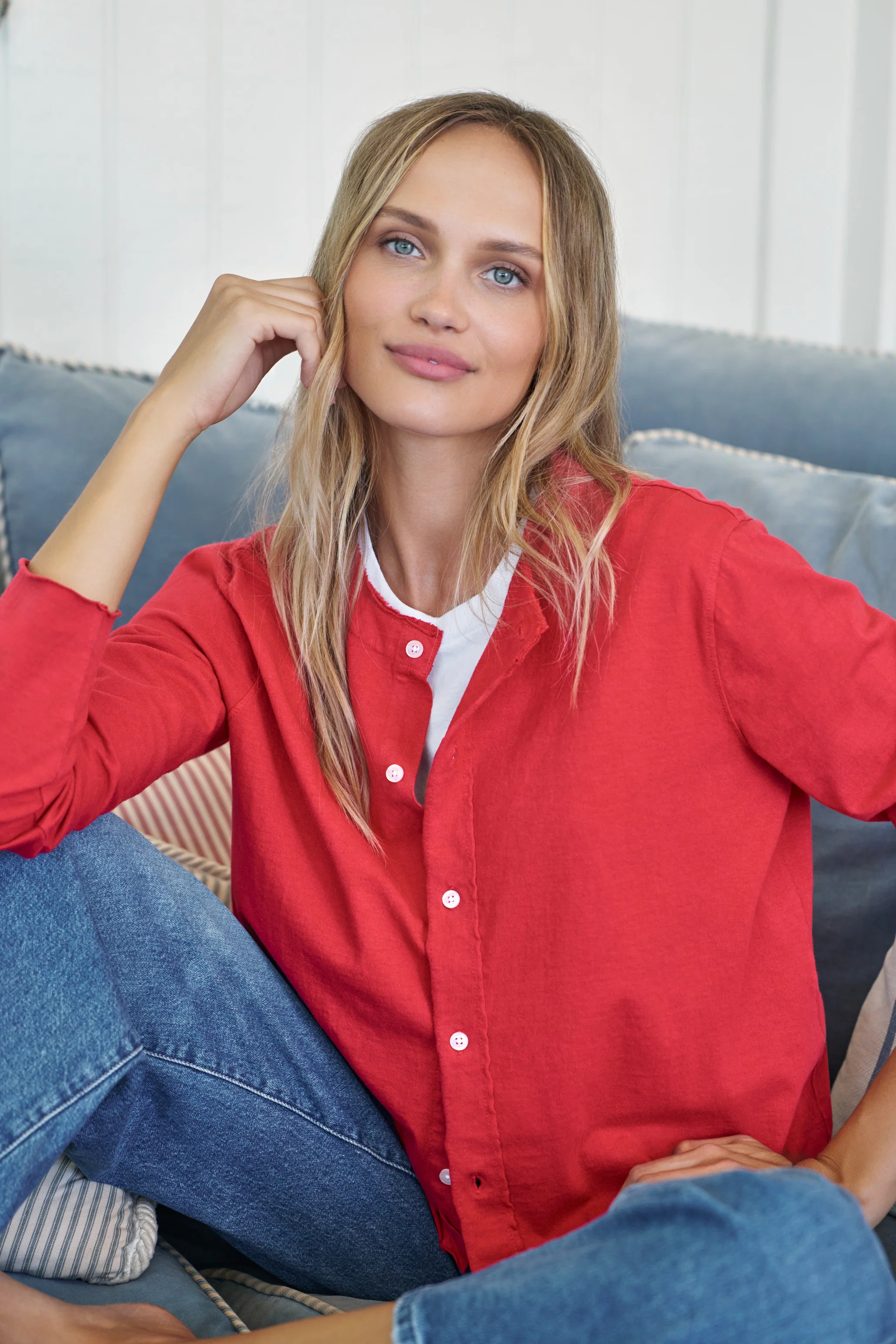 JACKIE Cherry, Vintage Jersey | Frank & Eileen