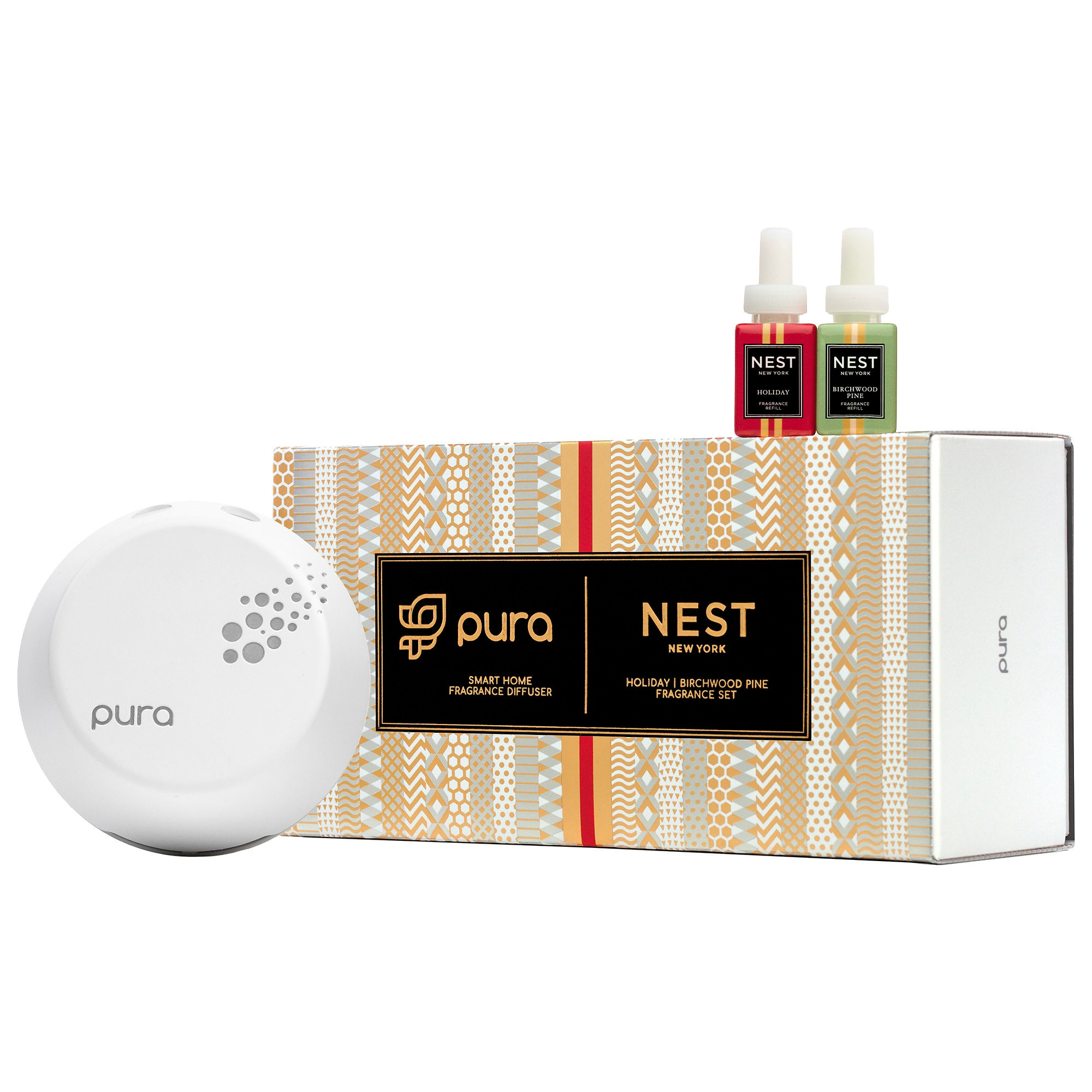 NEST New York Holiday & Birchwood Pine PURA Diffuser Set | Sephora (US)
