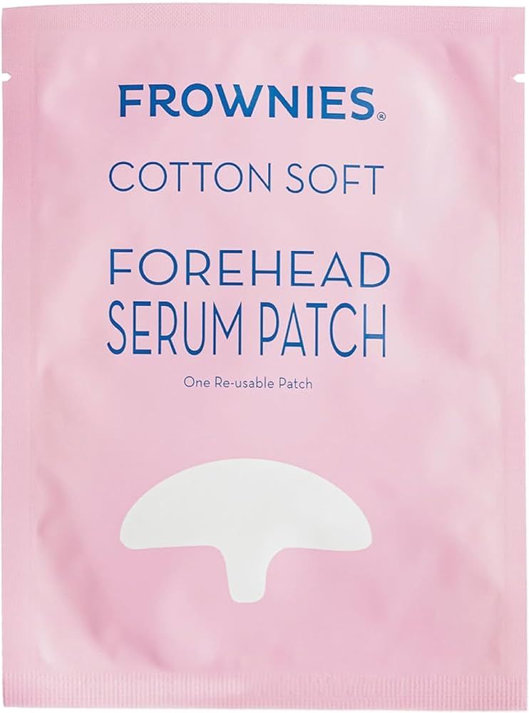 Frownies Cotton Soft Forehead Serum Patch - Serum Infused Forehead Wrinkle Patch For Fine Lines &... | Amazon (US)